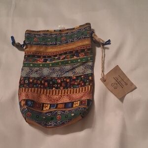 Takaya Migiya Russian Colorful Patterned Drawstring Bag